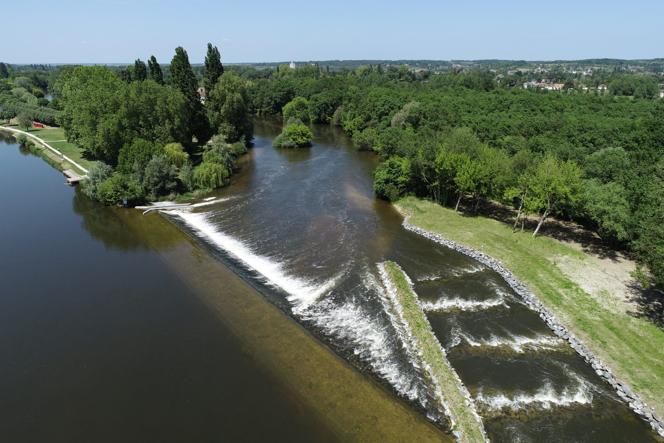 Restauration de la continuité écologique sur le Cher aval